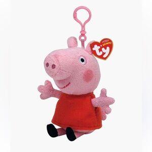 Ty Beanie babies Peppa Pig Plush Clip NWT